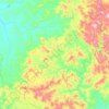 Исинский сельсовет topographic map, elevation, terrain