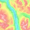 Primrose Lake topographic map, elevation, terrain