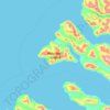Raspberry Island topographic map, elevation, terrain