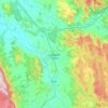 Campbell Town topographic map, elevation, terrain