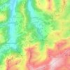 Lauenen topographic map, elevation, terrain