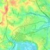 Kallangur topographic map, elevation, terrain