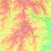 Spalding County topographic map, elevation, terrain