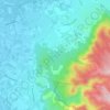 Taillades topographic map, elevation, terrain