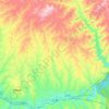 Hekou topographic map, elevation, terrain