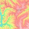 Раївська сільська громада topographic map, elevation, terrain