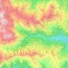 Usseglio topographic map, elevation, terrain
