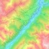 Serfaus topographic map, elevation, terrain