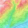 Lens topographic map, elevation, terrain