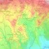 Malinalco topographic map, elevation, terrain
