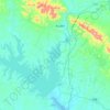 鸭河口水库 topographic map, elevation, terrain