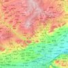 Xianyang topographic map, elevation, terrain