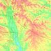 Twiggs County topographic map, elevation, terrain