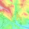 Civita topographic map, elevation, terrain