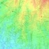Kerobokan topographic map, elevation, terrain