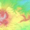 Permata topographic map, elevation, terrain