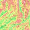 Dehong topographic map, elevation, terrain