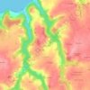 Tréduder topographic map, elevation, terrain