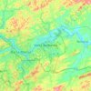 Volta Redonda topographic map, elevation, terrain
