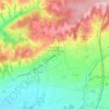 Bellegarde-Poussieu topographic map, elevation, terrain