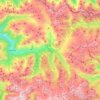Alto Arán topographic map, elevation, terrain