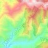 Rakha Bangdel topographic map, elevation, terrain
