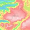 Svartisen topographic map, elevation, terrain
