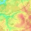 район Солнцево topographic map, elevation, terrain