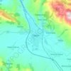 Pirot topographic map, elevation, terrain