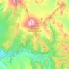 Reserva Nacional Malalcahuello topographic map, elevation, terrain