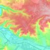 Joigny topographic map, elevation, terrain