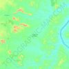 Floresta do Araguaia topographic map, elevation, terrain