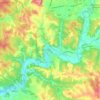 Brantôme topographic map, elevation, terrain