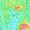 Bad Gleichenberg topographic map, elevation, terrain