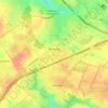 Vyshneve topographic map, elevation, terrain