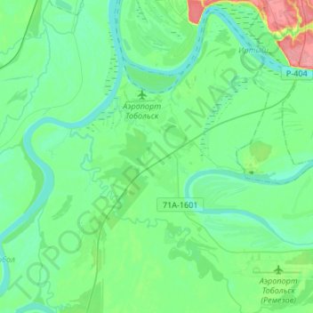 Ворогушинское сельское поселение topographic map, elevation, terrain