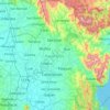 Nueva Ecija topographic map, elevation, terrain
