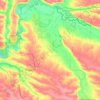 Комарская сельская община topographic map, elevation, terrain