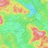 Postojna topographic map, elevation, terrain