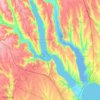Усатівська сільська громада topographic map, elevation, terrain
