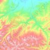 Шуйский сумон topographic map, elevation, terrain