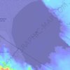 Lake Assal topographic map, elevation, terrain