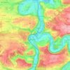 74354 topographic map, elevation, terrain