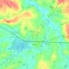 Briouze topographic map, elevation, terrain