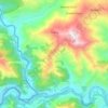 Salang topographic map, elevation, terrain