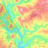 Cernache do Bonjardim, Nesperal e Palhais topographic map, elevation, terrain
