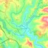 Gimonde topographic map, elevation, terrain