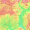 Котельничский район topographic map, elevation, terrain