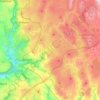 Blisland topographic map, elevation, terrain