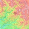 Darchula District (Nepal) topographic map, elevation, terrain